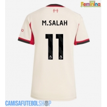 Camisa de time de futebol Liverpool Mohamed Salah #11 Replicas 2º Equipamento Feminina 2025-26 Manga Curta